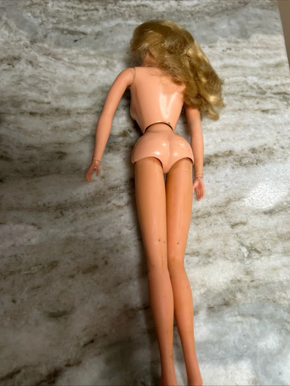 Vintage Barbie Mattel 1968 Articulated Blonde Twist & Turn Eyelashes jointed